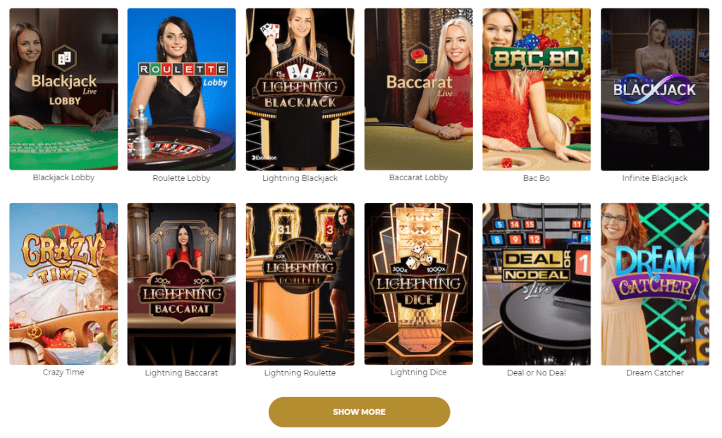 skycity online casino live games